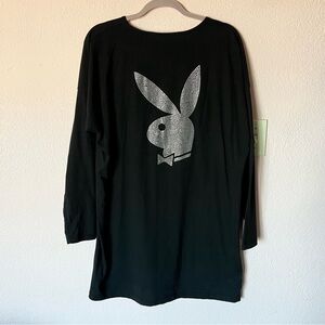 Y2K 2000s mcbling playboy rhinestone bunny dress